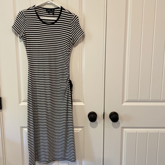 Theory striped jersey dress - Picture 3 of 7